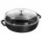 Сотейник 28 см со стеклянной крышкой чёрный 3,7л &quot;STAUB&quot; / 207286