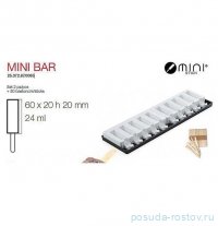 Форма кондитерская 60 х 20 х 2 см р-р ячейки 6 х 2 х 2 см &quot;MINI BAR&quot;  / 316741