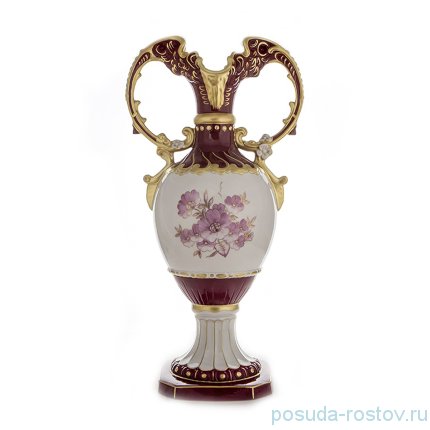 Ваза для цветов 65 см красная &quot;Амфора&quot; / 149803
