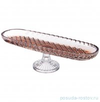 Блюдо 39 x 14 см н/н овальное &quot;Sencam /Brown&quot; / 313679