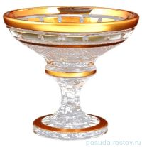 Конфетница 15 см н/н &quot;Bohemia gold /Золотые окошки&quot; 6 / 115904