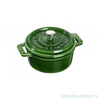 Кокот 10 см с крышкой зеленый базилик 250 мл &quot;STAUB&quot; / 283798