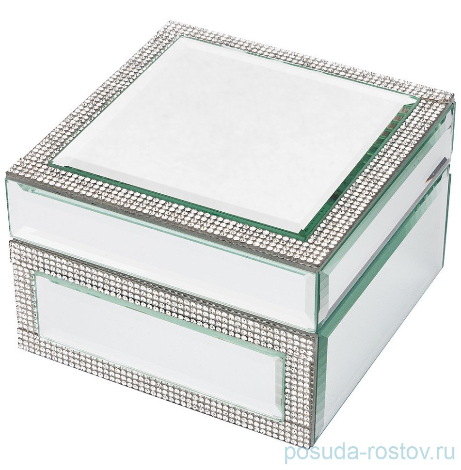 Шкатулка 12,5 х 12,5 х 8 см "коллекция lustre" / 191161