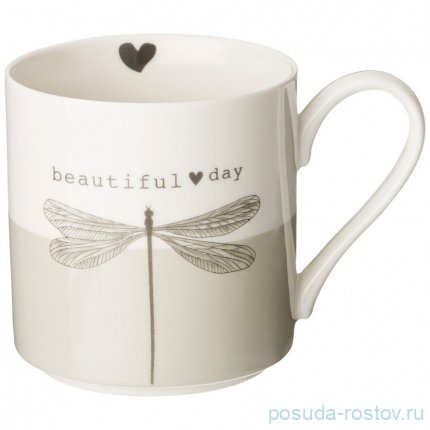 Кружка 360 мл &quot;Love you /Beautiful day&quot; / 331394