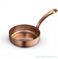 Сковородка 12 x 3.5 см круглая мини с одной ручкой для подачи &quot;Hammered&quot; / 370380