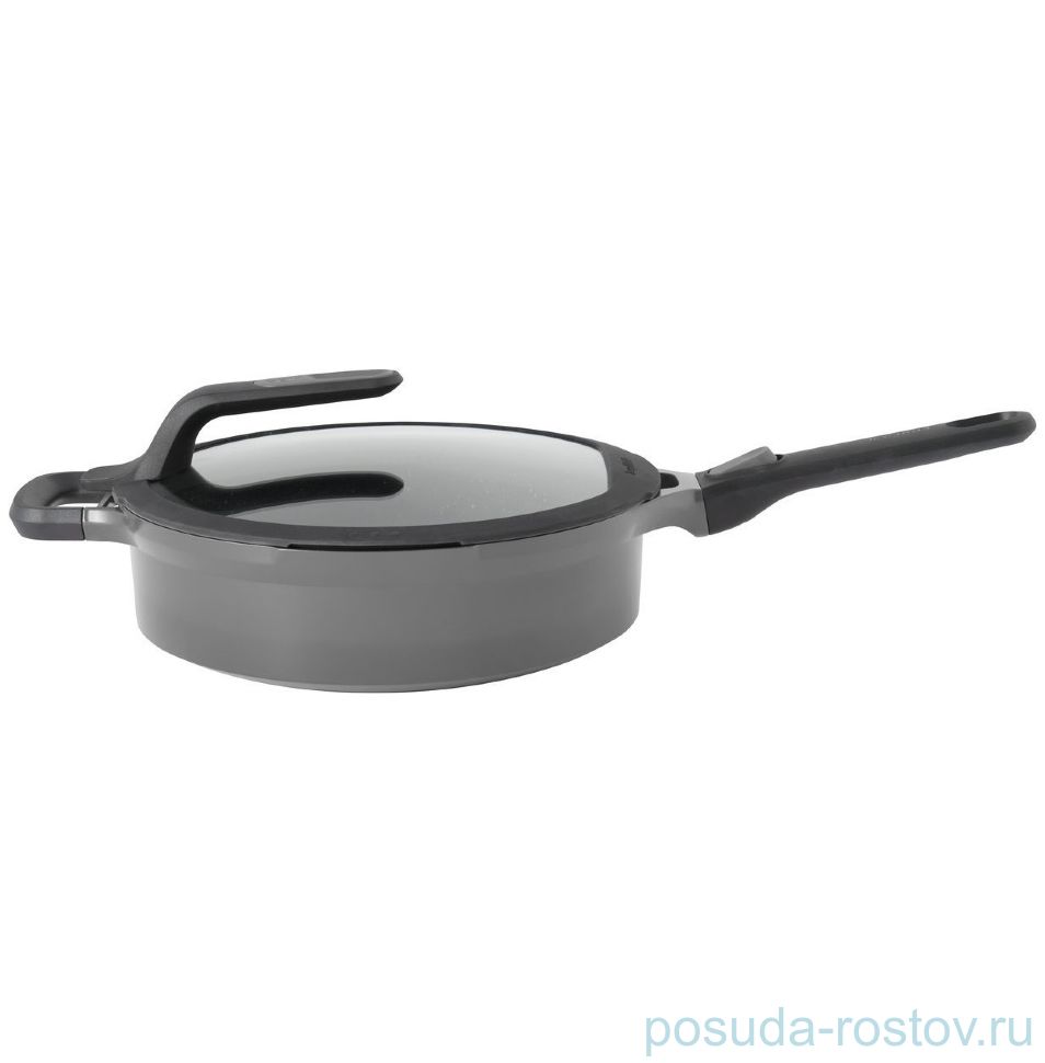 Сотейник 28 см с крышкой 4,6 л "Gem grey" / 162389