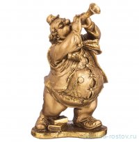 Фигурка 25 х 15 х 12 см &quot;Клоун играет на трубе&quot; /бронза с позолотой / 299036
