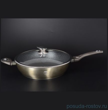 Сковорода 24 см с крышкой &quot;Carbon Metallic Line&quot; / 112739
