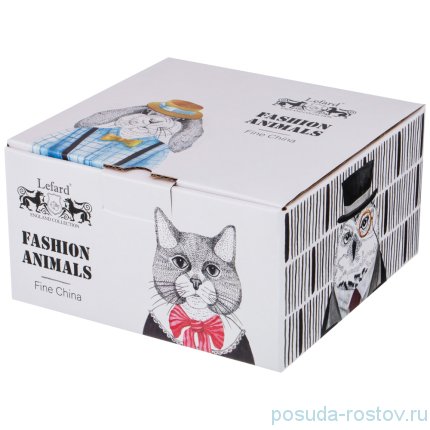 Чайная пара 260 мл 1 шт &quot;Fashion Animals /Кошка&quot; / 213580