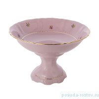 Фруктовница 23 см н/н &quot;Соната /Мелкие цветы&quot; розовая / 196835