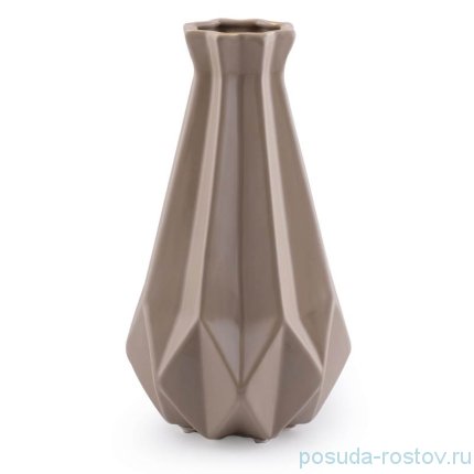 Ваза для цветов 30 см серая &quot;Bohca Grey&quot; / 269496