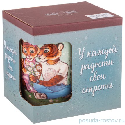 Кружка 380 мл &quot;Тигриные истории&quot; / 258952