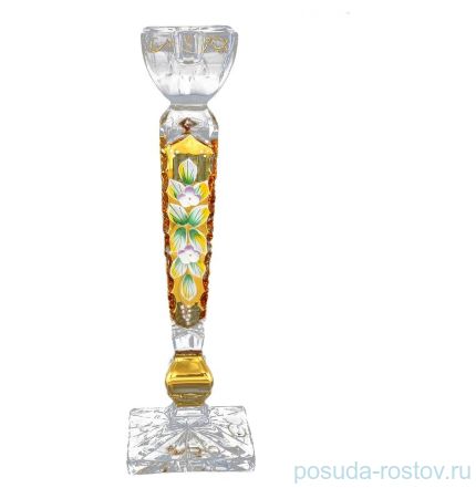 Подсвечник 30 см &quot;Хрусталь с золотом&quot; / 057083