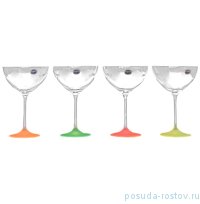Креманки/мартинки 340 мл 4 шт &quot;Морозный Неон /Ассорти&quot; / 088739