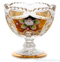 Ваза для конфет 9 cм н/н &quot;Хрусталь с золотом&quot; / 062653