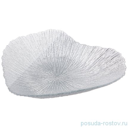 Блюдо 23 см Сердце &quot;Heart silver shiny&quot; / 259707