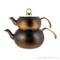 Набор чайников 2 предмета (заварочный 1 л, чайник 2 л) &quot;Granite Tea Pot /Gold&quot; / 150871
