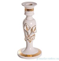 Подсвечник 32 см &quot;Каллы /Золото&quot; / 013375