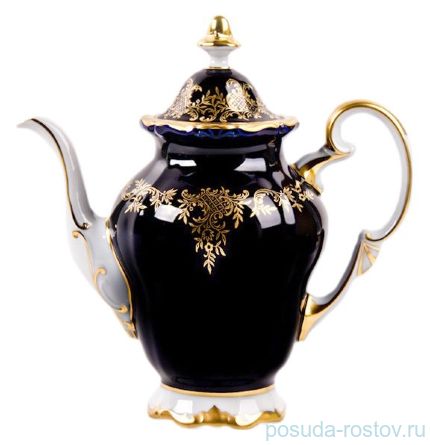 Кофейник 1,75 л &quot;Ювел /Синий с золотым узором&quot; / 016076