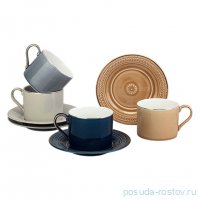 Чайный набор lefard top style на 4 пер. 8 пр. 250 мл микс цветов / 360480