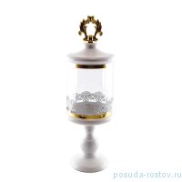 Банка для сыпучих продуктов н/н с крышкой &quot;Royal Classics /Кружево /золото&quot; / 154185