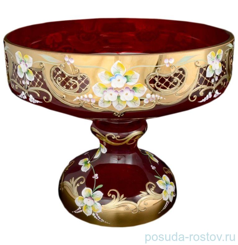 Фруктовница 30 см н/н "Лепка красная /5030" E-V / 033162