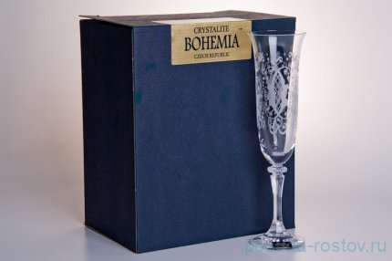 Бокалы для шампанского 175 мл 6 шт &quot;Клеопатра /375374&quot; / 005733