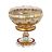 Конфетница 15 см н/н &quot;Max Crystal /Золотые окошки /шарики&quot; / 105417
