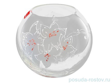 Ваза для цветов 15,5 см &quot;Иней серебристый&quot; / 029488