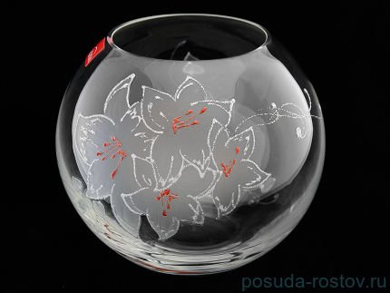 Ваза для цветов 15,5 см &quot;Иней серебристый&quot; / 029488
