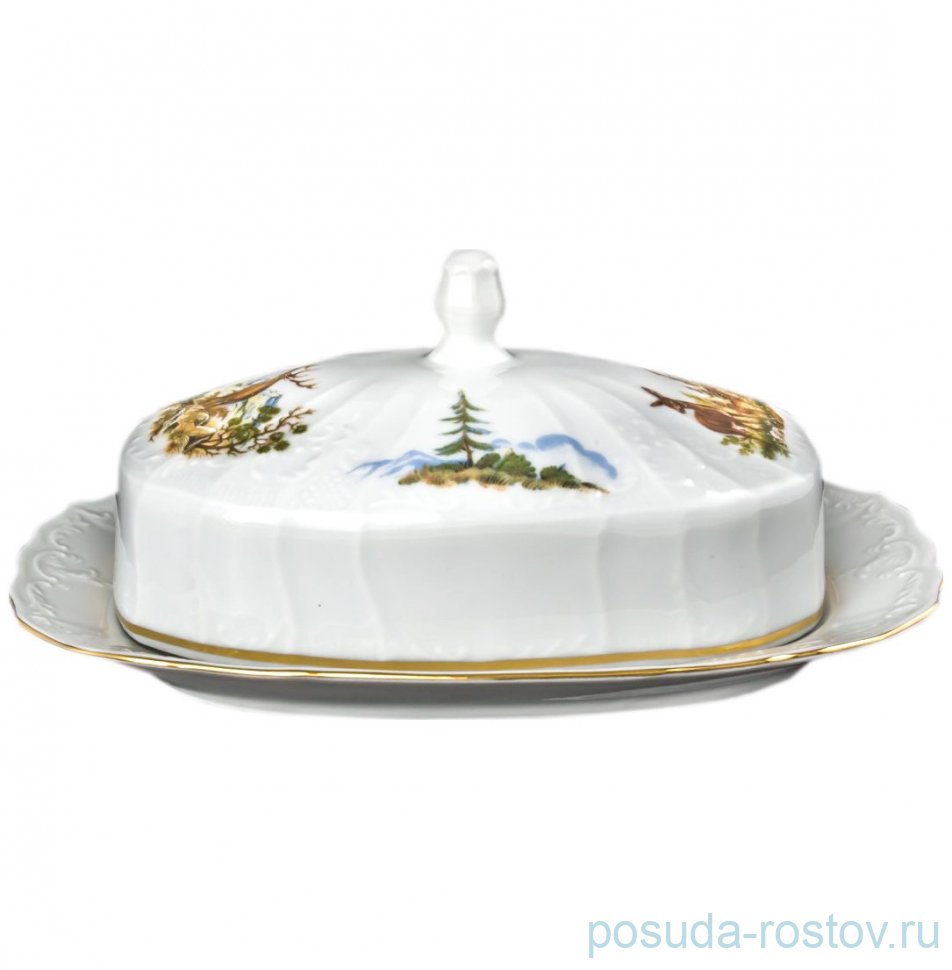 Маслёнка 250 мг 21/12 см "Бернадотт /Охота" / 032975