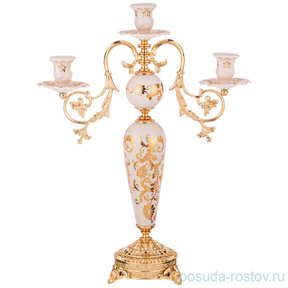 Канделябр 40 х 14 х 52 см "Eleganza" / 213484