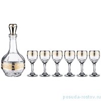 Набор для водки 7 предметов (графин 500 мл + 6 рюмок по 65 мл) &quot;богемия&quot; / 236687