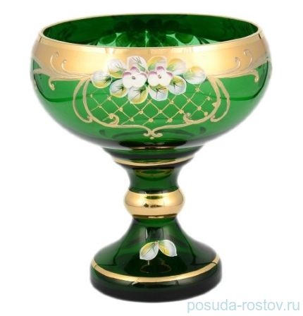 Ваза для конфет 21 см н/н &quot;Лепка зелёная&quot; S-A 2 / 096756