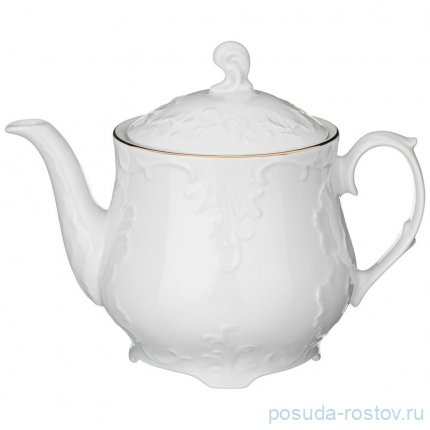Заварочный чайник 1,1 л &quot;Рококо /Отводка золото&quot;  / 123355