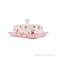 Маслёнка 17 х 12 х 2,6 см &quot;Christmas world /Toys red&quot;  / 337506