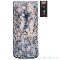 Ваза для цветов 12 х 25 см &quot;Cilindro aurora black&quot; / 288751