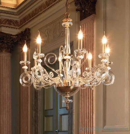 Люстра 8 рожковая &quot;Euroluce&quot; / 060367