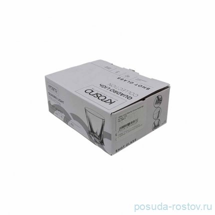 Стопки 55 мл 6 шт низкие &quot;Квадро light /Без декора&quot; / 328473