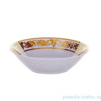 Салатник 26 см &quot;Александрия /Золотой узор на белом&quot; / 069090