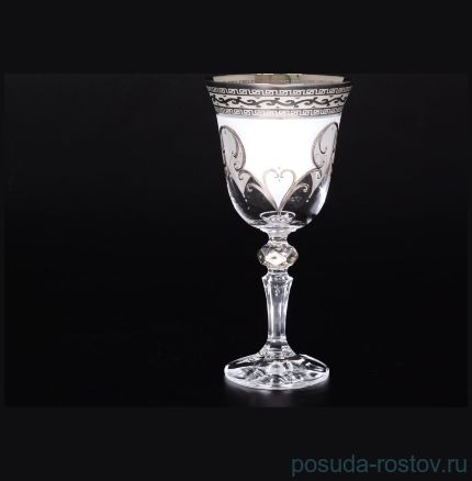 Бокалы для красного вина 220 мл 6 шт &quot;Кристина /Антик платина&quot; / 087330