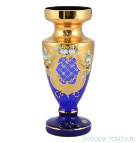 Ваза для цветов 25 см "Лепка синяя" И-В / 097835