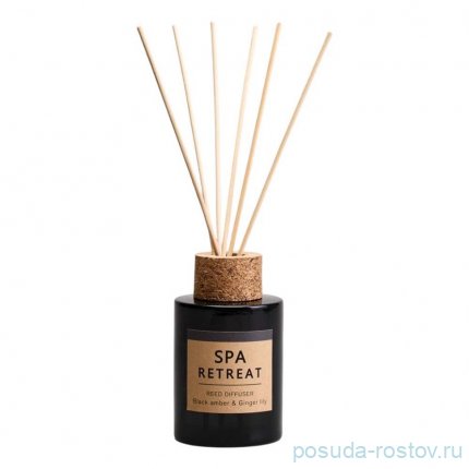 Диффузор ароматический spa retreat black amber&amp;ginger lily 100 мл / 367096