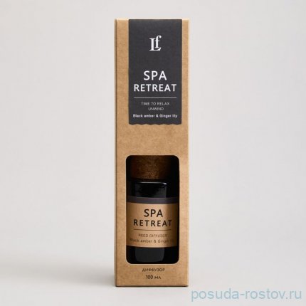 Диффузор ароматический spa retreat black amber&amp;ginger lily 100 мл / 367096