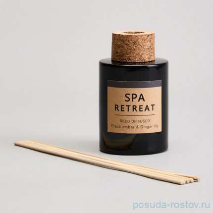 Диффузор ароматический spa retreat black amber&amp;ginger lily 100 мл / 367096