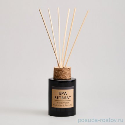 Диффузор ароматический spa retreat black amber&amp;ginger lily 100 мл / 367096