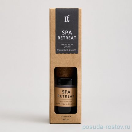 Диффузор ароматический spa retreat black amber&amp;ginger lily 100 мл / 367096