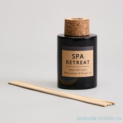 Диффузор ароматический spa retreat black amber&amp;ginger lily 100 мл / 367096