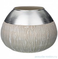 Ваза для цветов 20 х 15 см &quot;Fidelis gemma silver&quot; / 209566