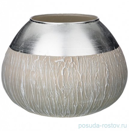 Ваза для цветов 20 х 15 см &quot;Fidelis gemma silver&quot; / 209566